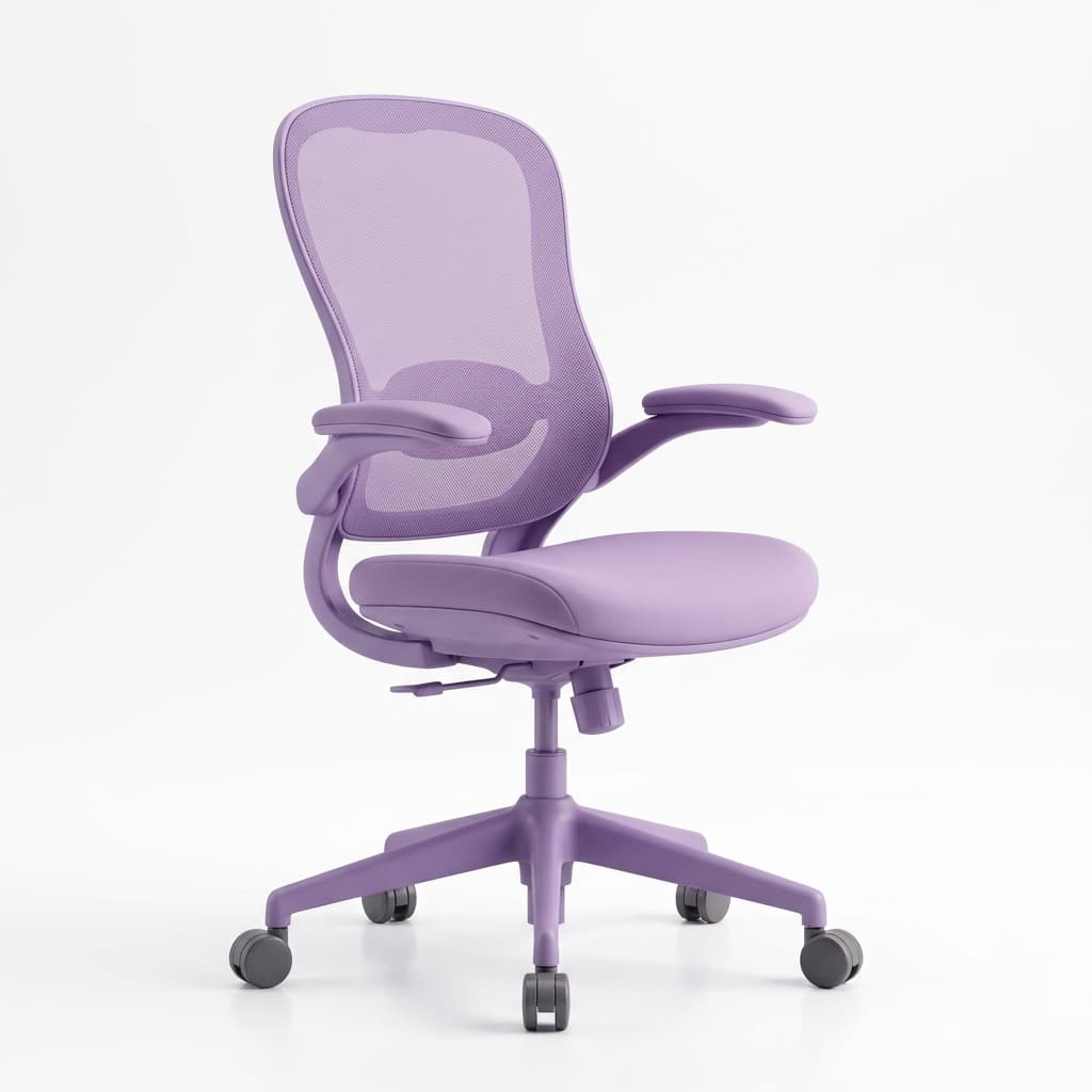 Purple office chair